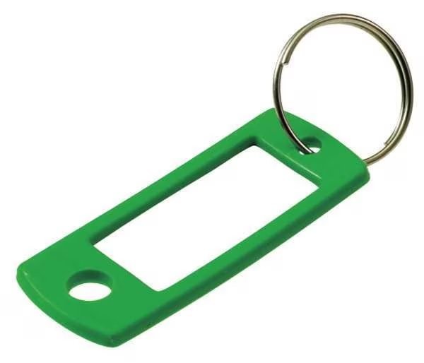 Lucky Line Key Tag, Multi-Color, Plastic