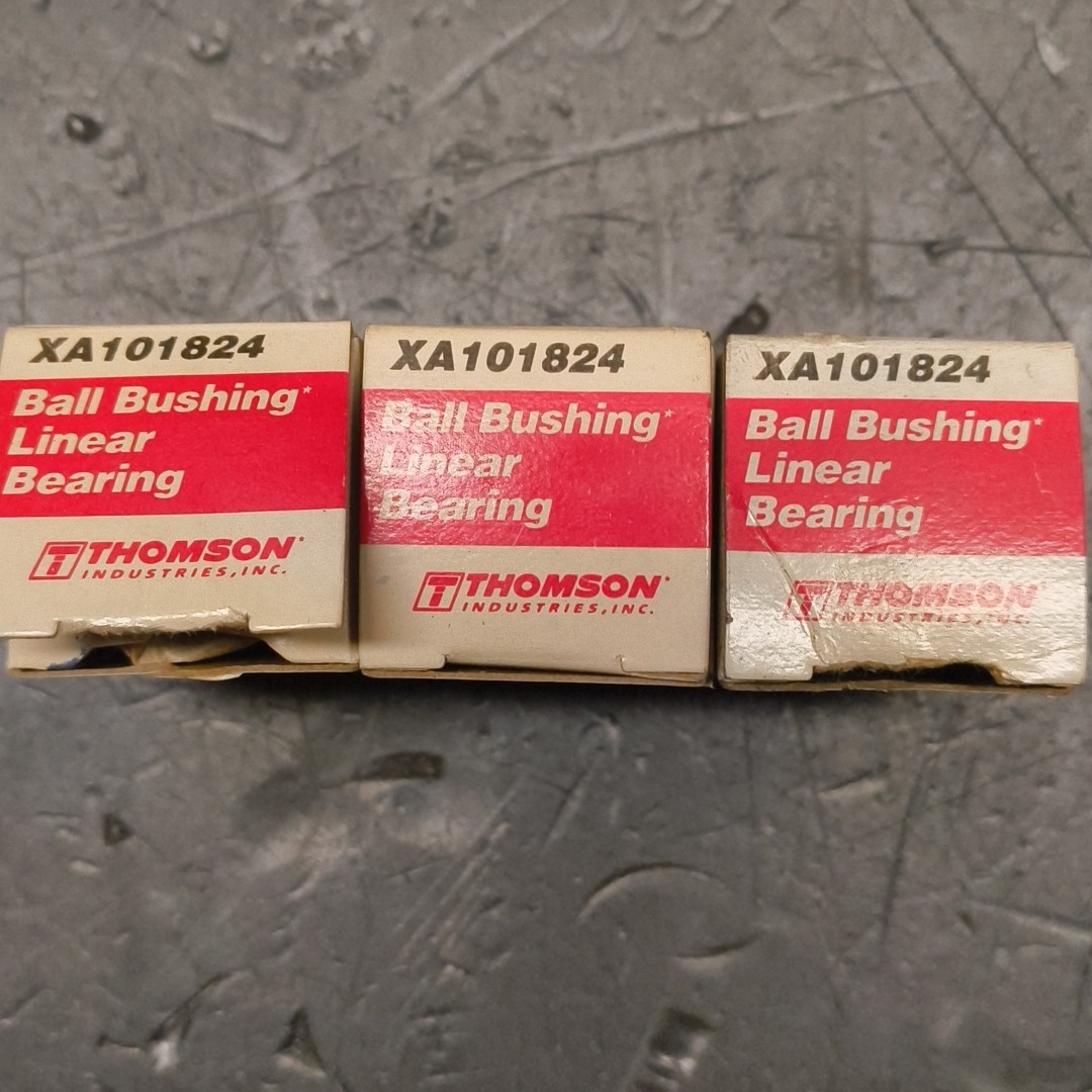 Thomson A101824 Ball Bushing Linear Bearing, 0.625″ (Qty: 3)