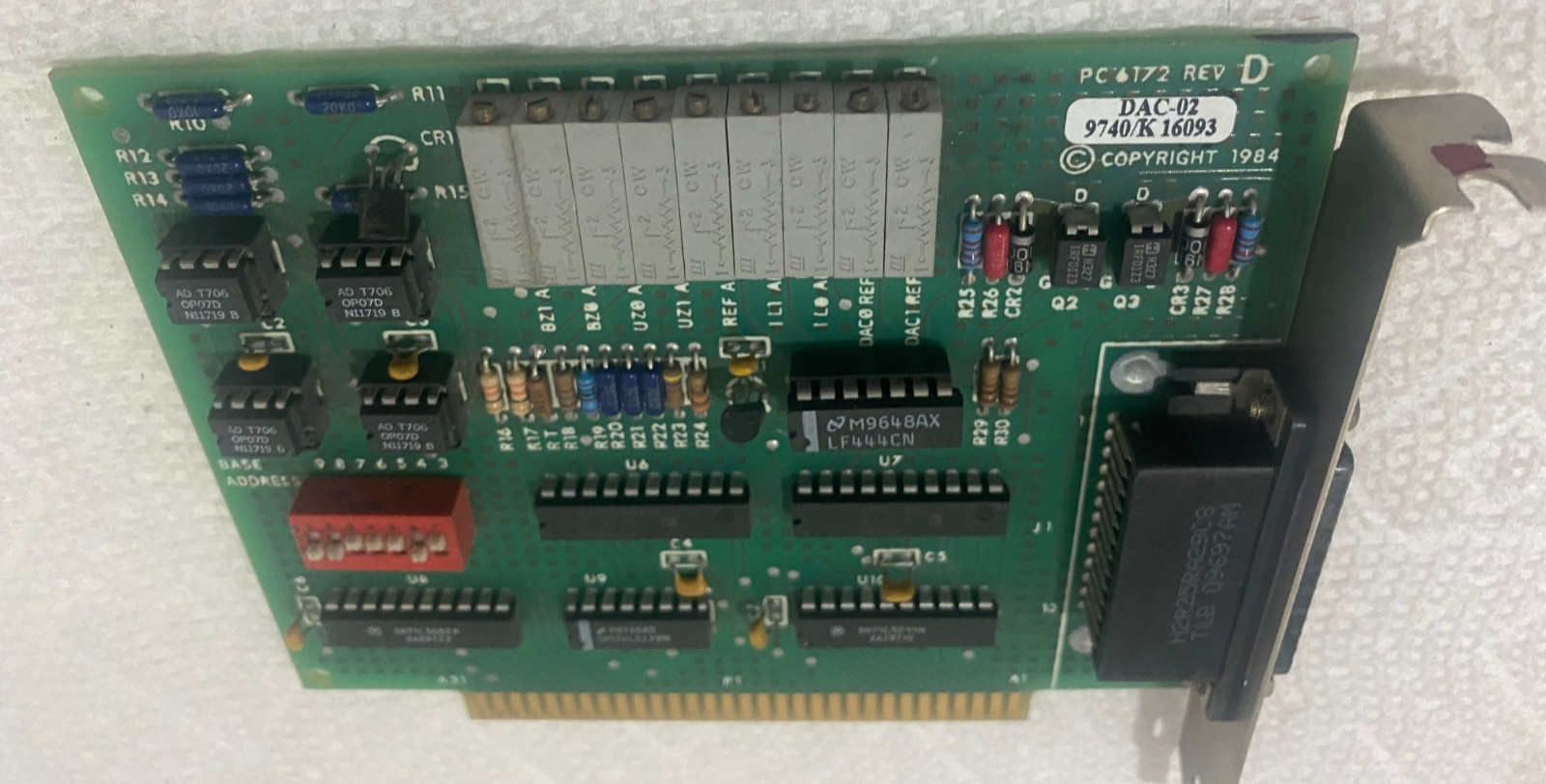 Tektronix DAC-02 Board PC6172