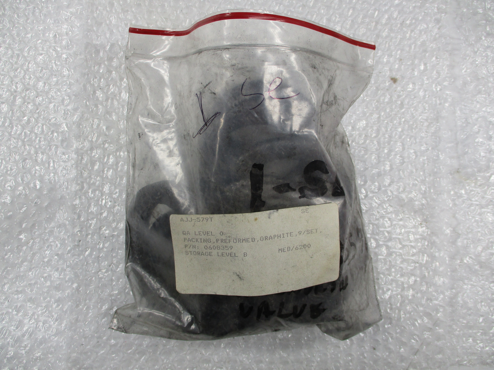 INDUSTRIAL SPARE 0608359 PACKING SET QTY OF 9 NSNP