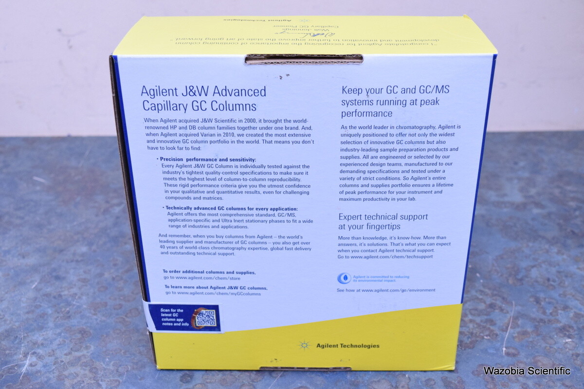 BRAND NEW AGILENT J&W GC COLUMNS 122-3232 DB-FFAP L-30M D- 0.250MM F-0.25UM