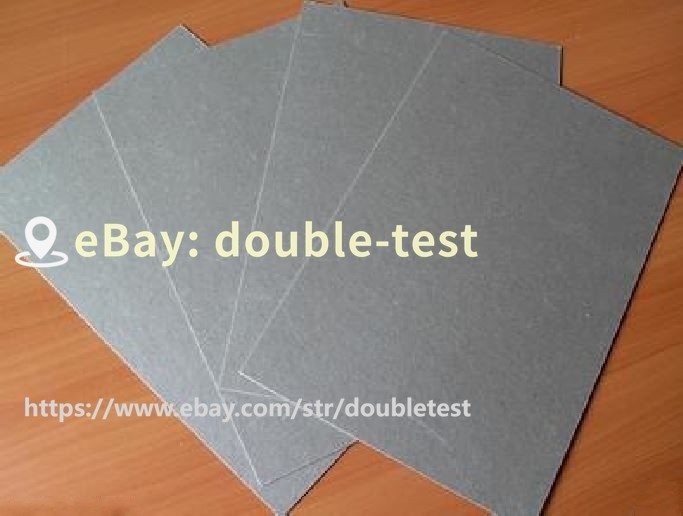 20pcs MICA HEAT RESISTANT INSULATION INSULATOR Rigid SHEET 300*200*1mm GY#dou