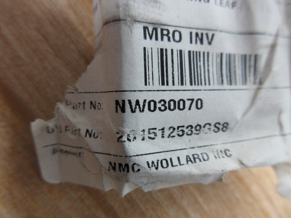 NMC Wollard NW030070 Rear Leaf Spring 030070