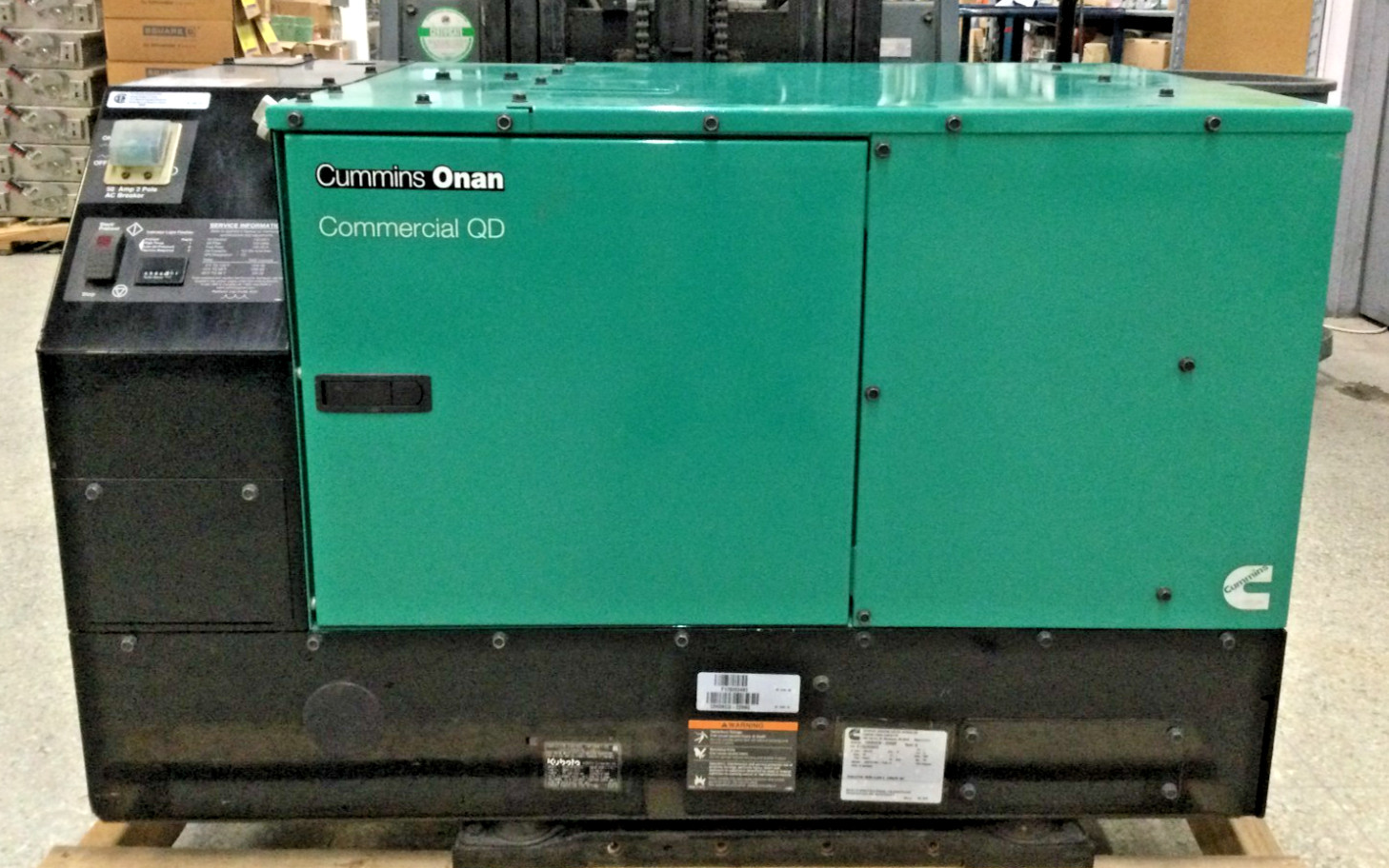 Cummins Onan 12HDKCD-2209G Commercial QD 12kW Diesel Generator 120/240V
