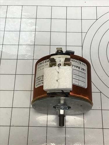 STACO ENERGY PRODUCTS – 291 – TRANSFORMER, VAR.; 0-120V; 3A IO; 0.36KVA; 120V VI