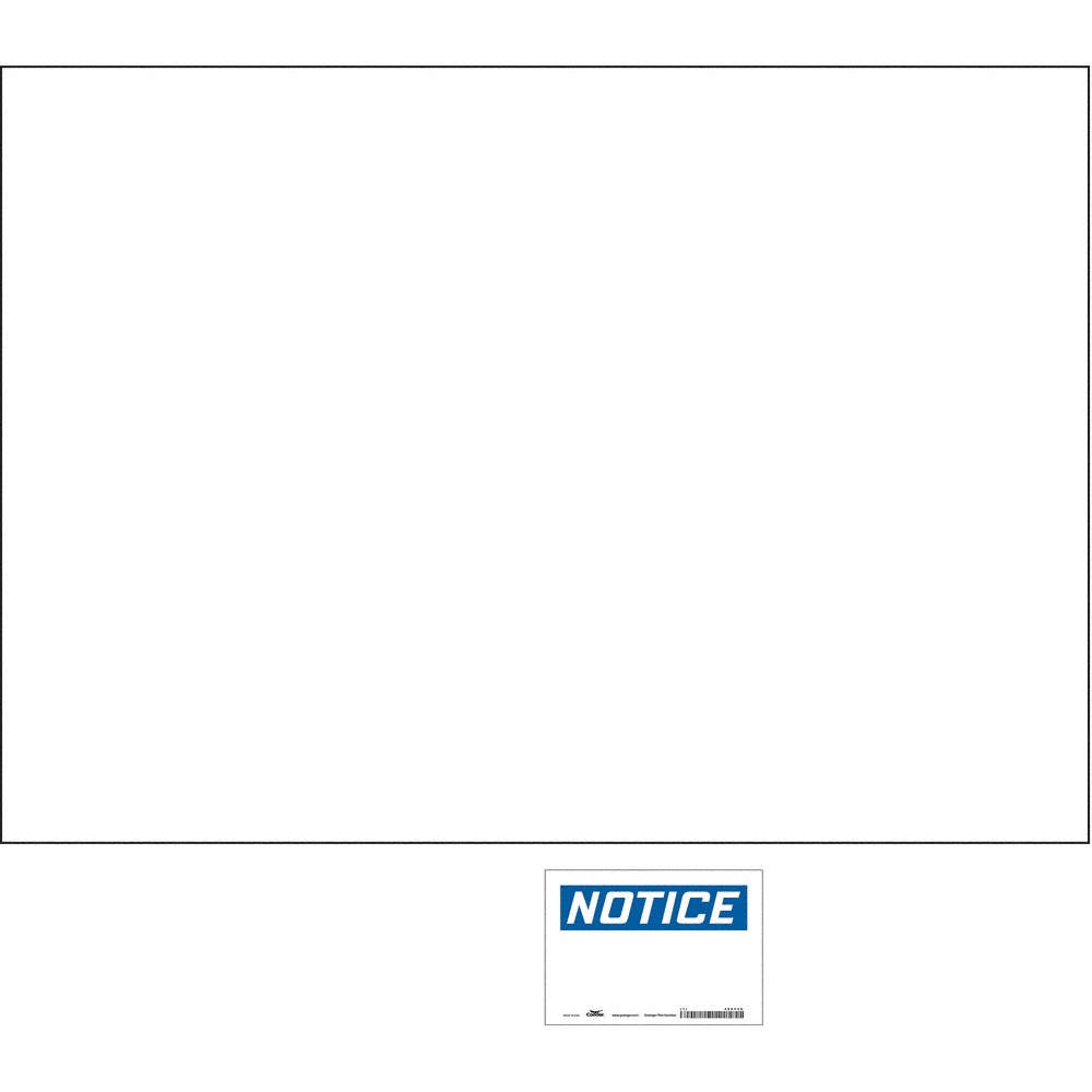 CONDOR 486V96 Safety Sign,5 inx7 in,Vinyl 486V96