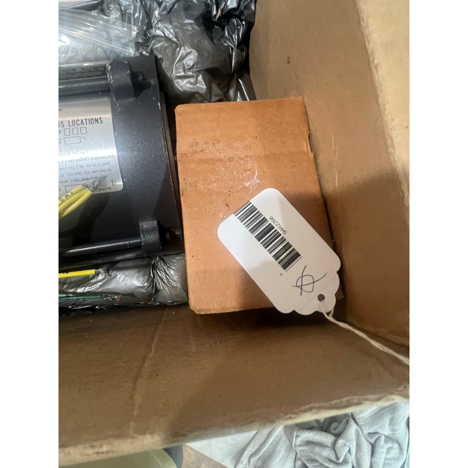 US Electrical Motors FQ70 3/4 HP Hazardous Location Motor J56C 1725 RPM 115V