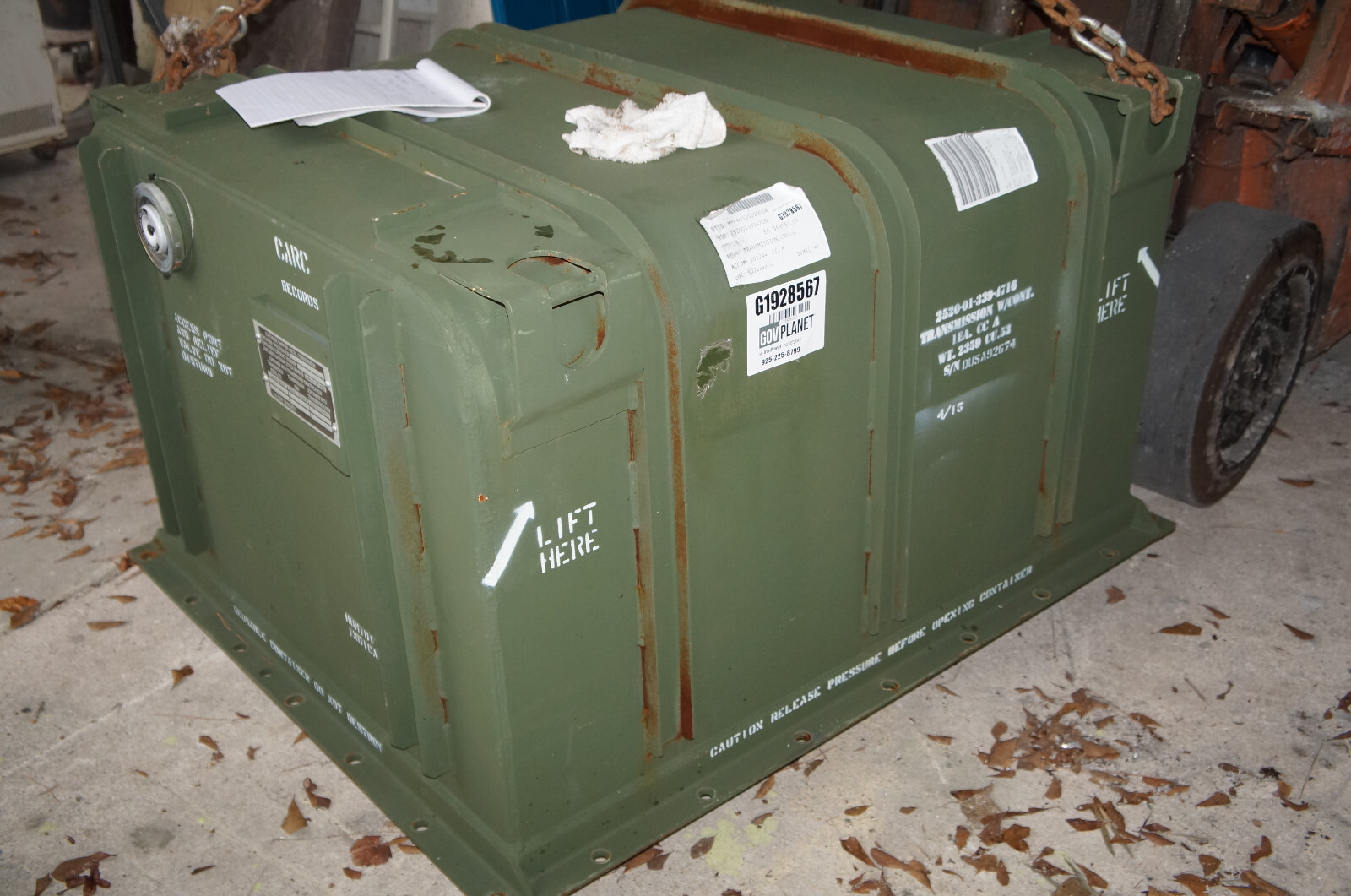 CLARK 13.5 HR 3610-2 Cross-Drive Transmission, M9-ACE, Re-Manufact & Steel Crate
