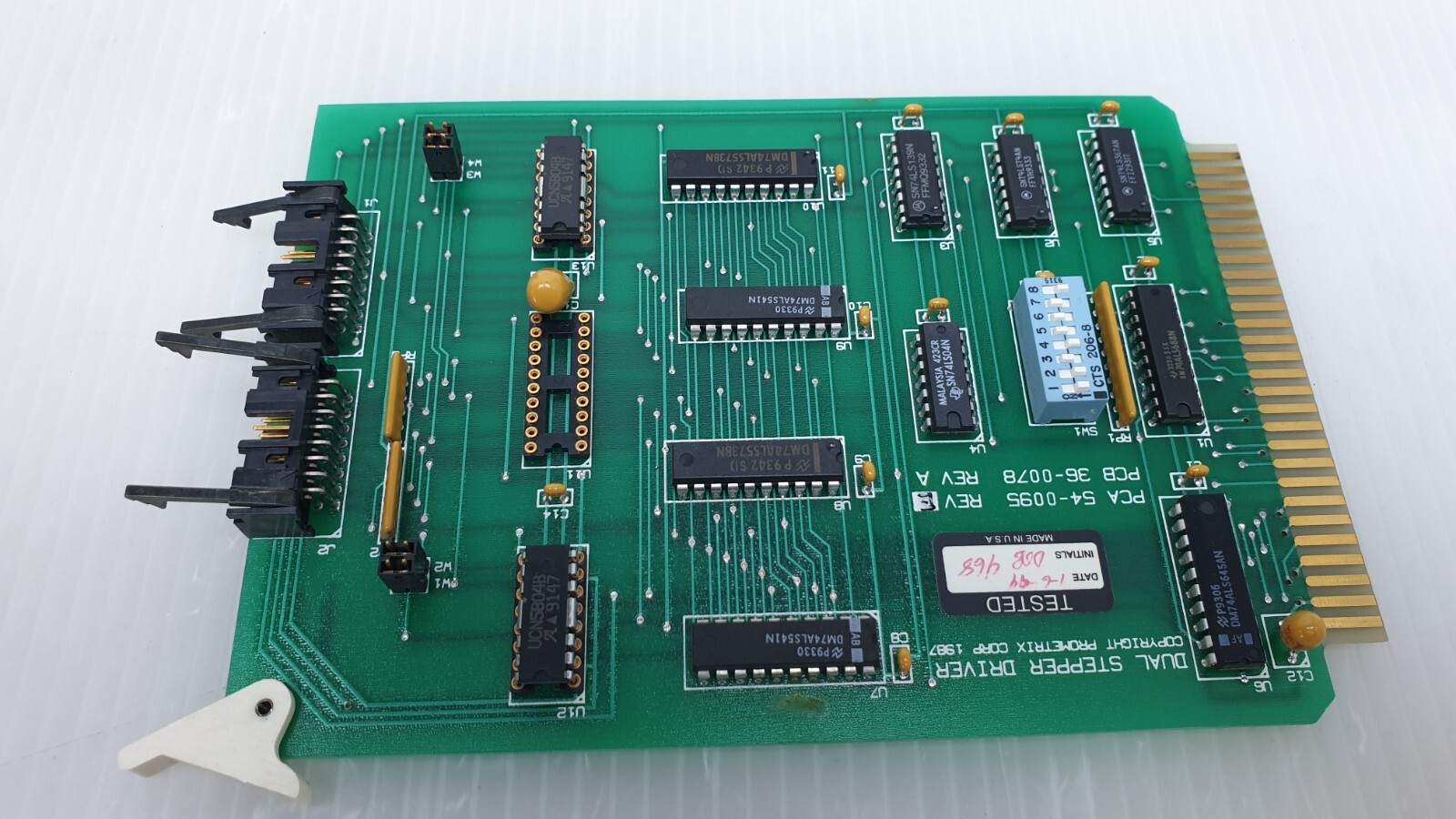 Prometrix Dual Stepper Driver PCB 36-0078 Rev A PCA 54-0095 Rev E Working