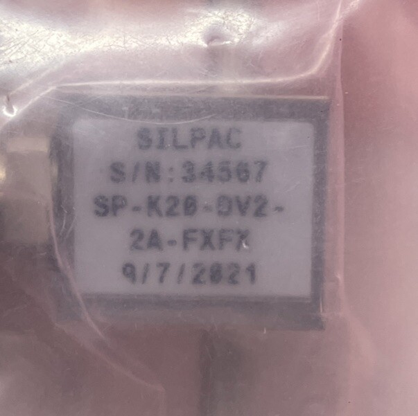 SILPAC SP-K20-DV2-32A-FXFX, SPK20DV232AFXFX, 1/4″ FVCR, SHIPSAMEDAY