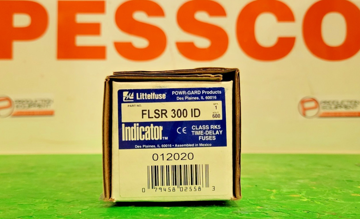 5️ LITTLEFUSE CLASS RK5 TIME DELAY FFLSR 300ID PESSCO OFFERING 1 G102125-3-12 🗽