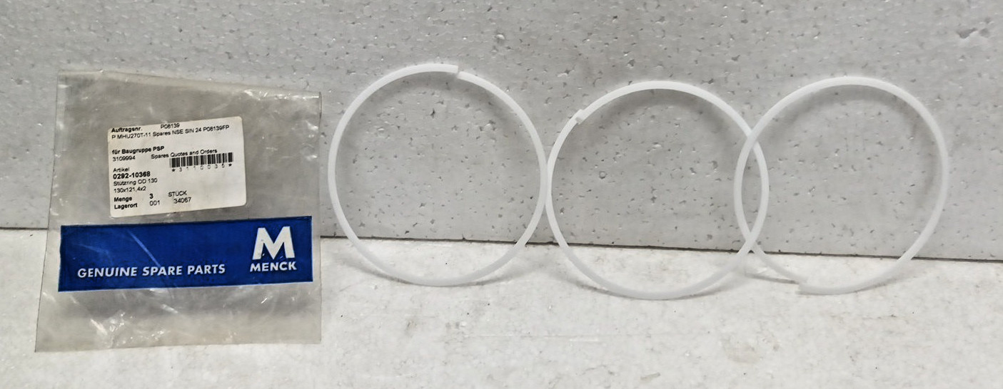 MENCK 0292-10368 Support Ring OD 130 (Set of 3) Genuine Spare Part