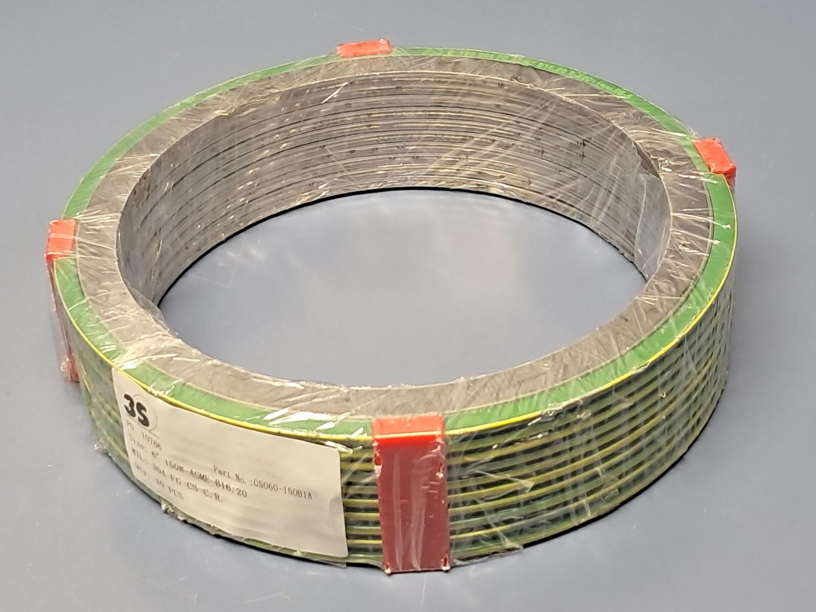 Lot of 10 Flexitallic CG – 6″ 150# 304/FG/CS Spiral Wound Gasket