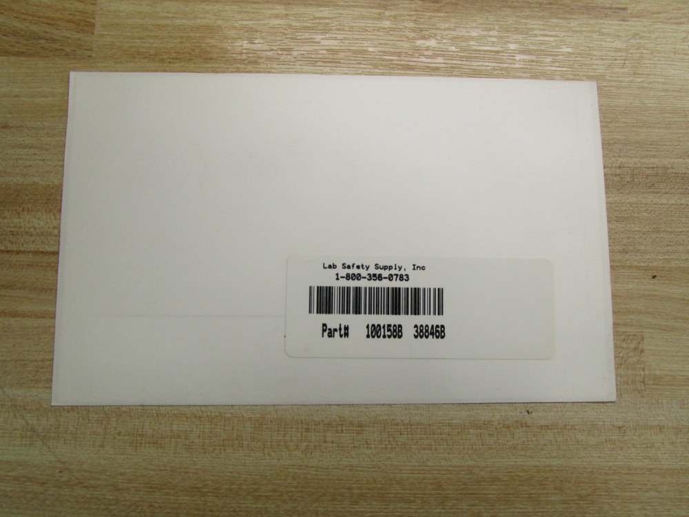 Lab Safety Supply 100158B Polymer Sign