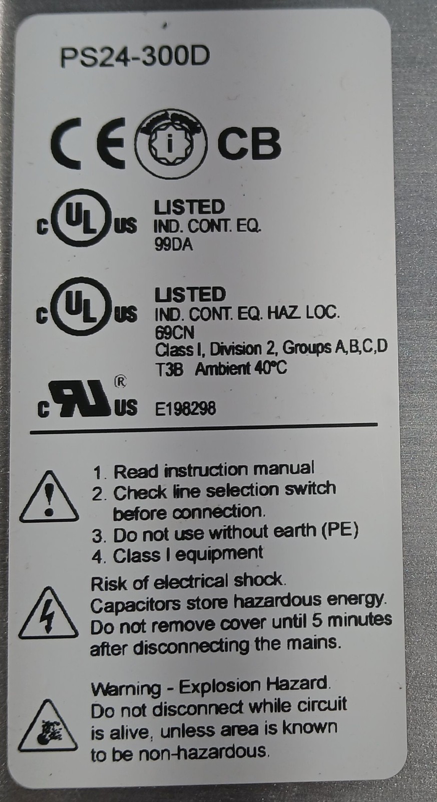 1 NEW AUTOMATION DIRECT PS24-300D INDUSTRIAL POWER SUPPLY NIB ***MAKE OFFER***