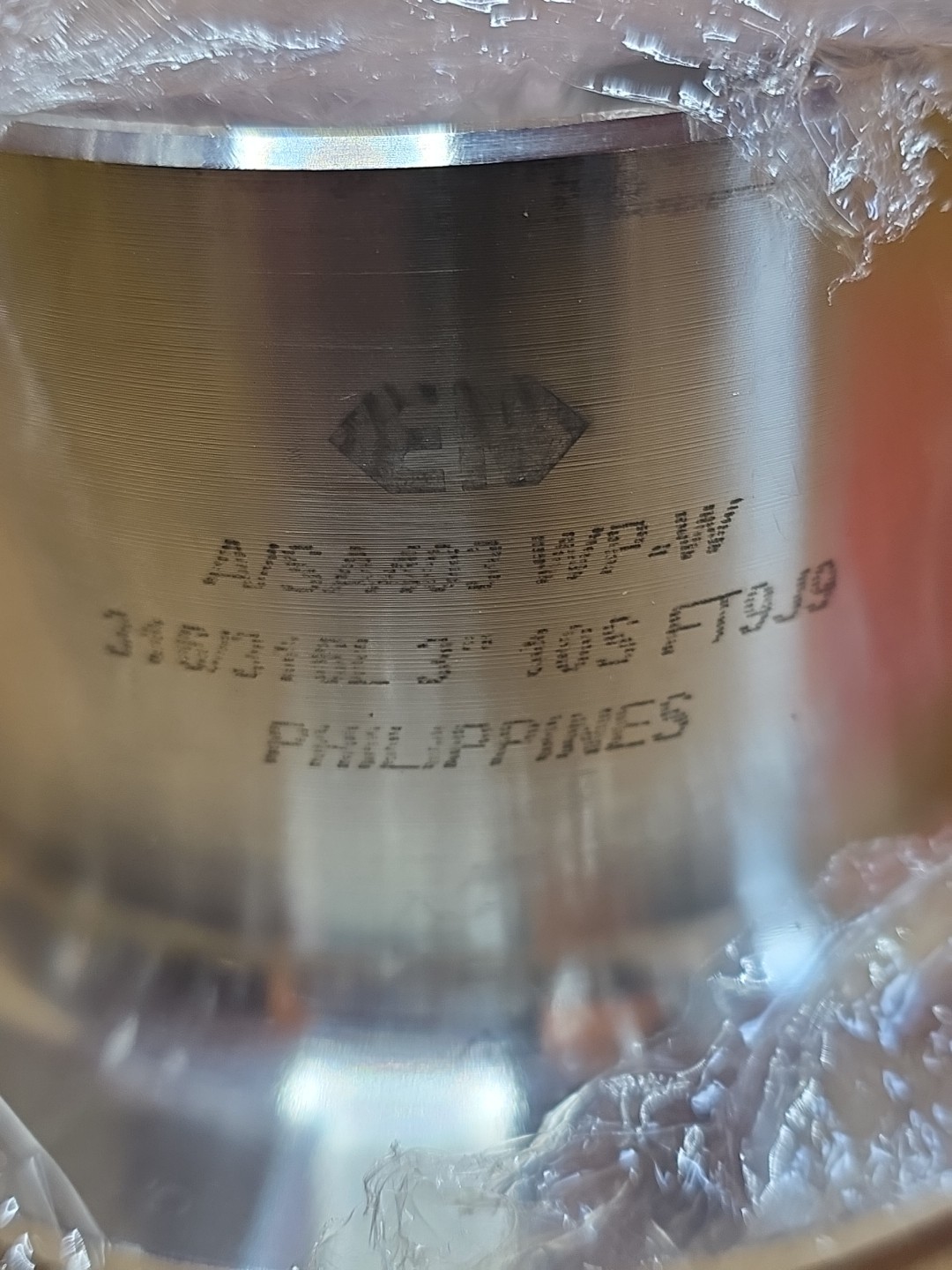 3” Sch 10S Stub End A/SM03 WP-W 316/316L Seamless FT9J9