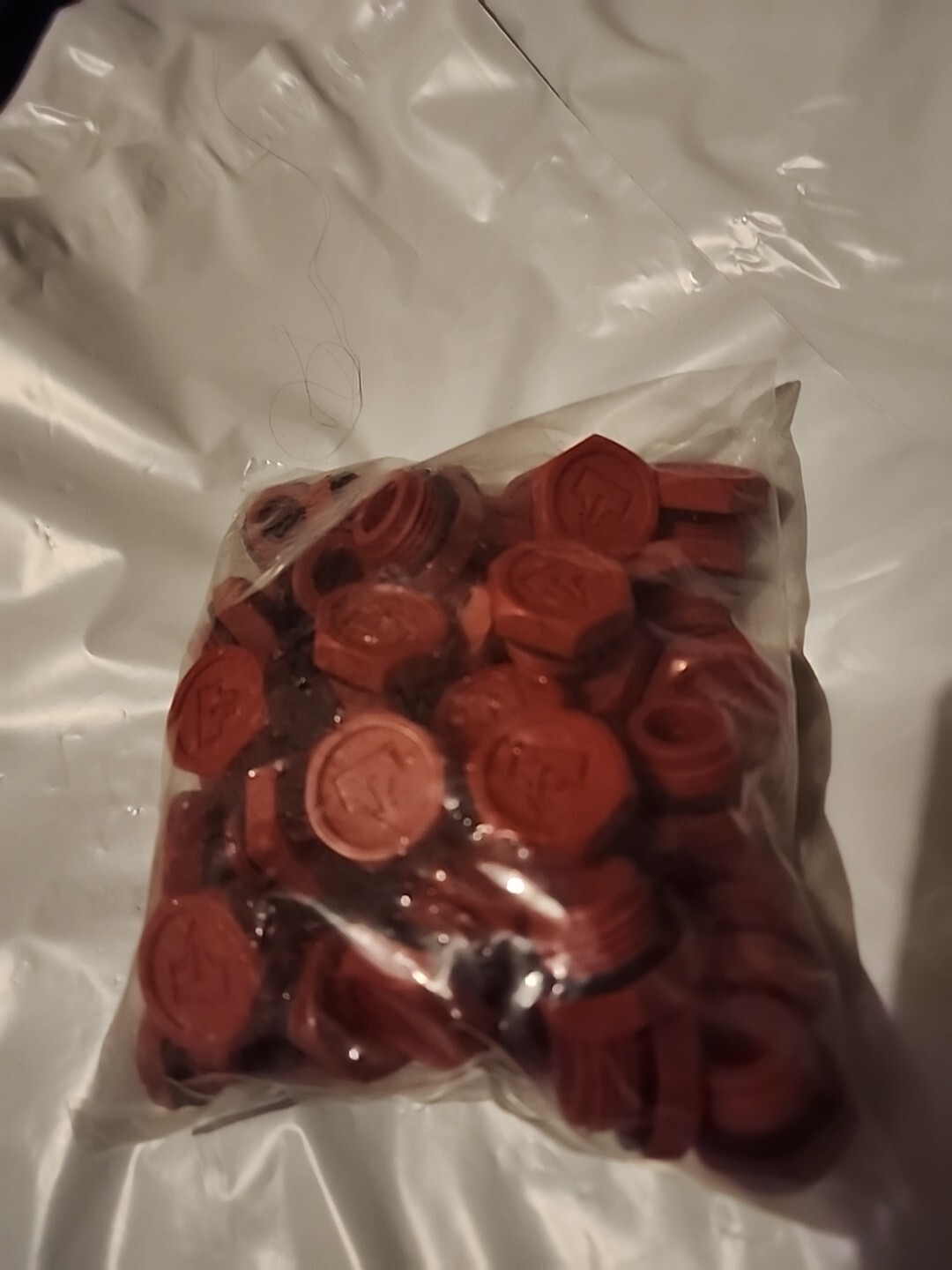 J.W. WINCO 50GLE4 EN 740 Oil Plastic Red Fluid Drain Plugs [Pack Of 50] #64