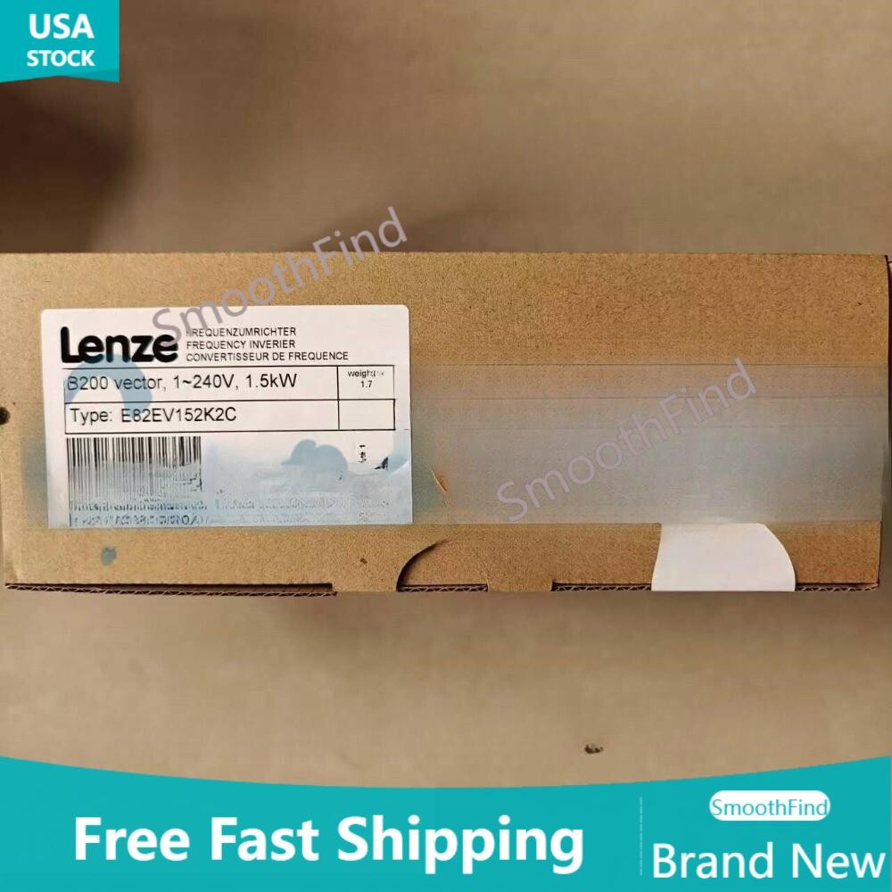 US Free TAX 1PC NEW LENZE E82EV152K2C E82EV152K-2C LENZE FREQUENCY INVERTER