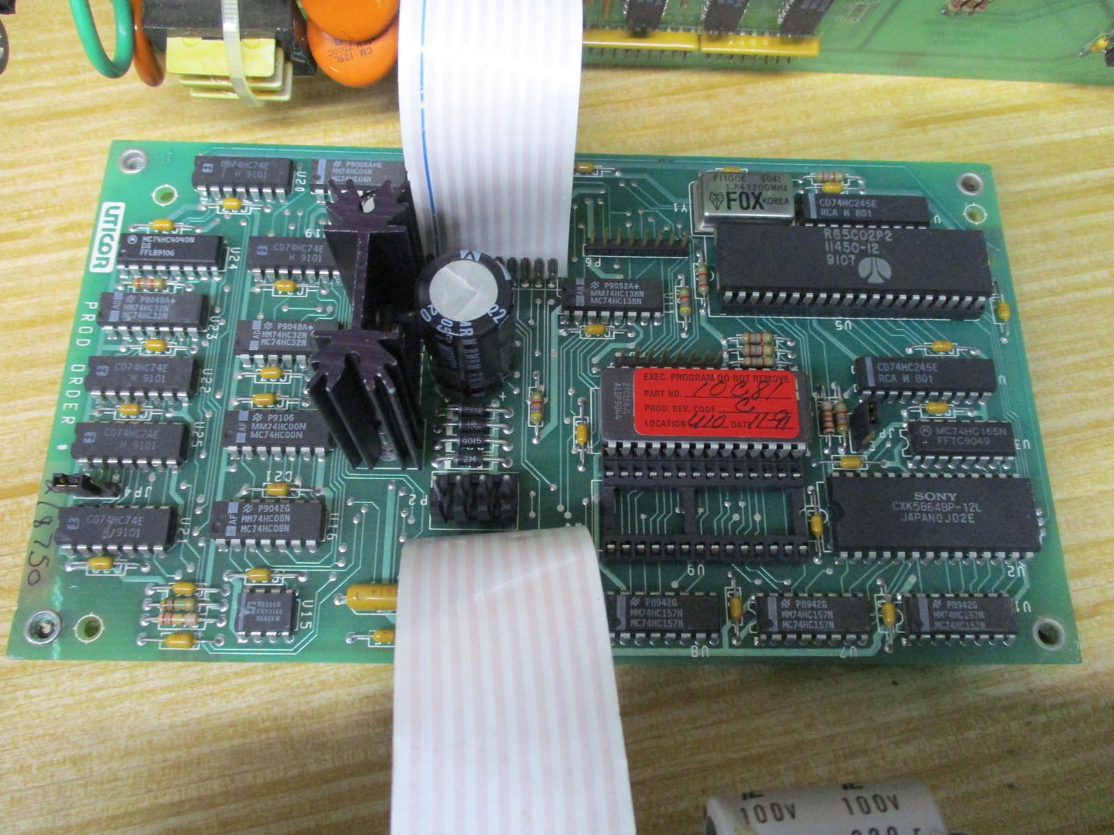Uticor 60D31-2 60C53-4 Circuit Board Assembly 60D37-1