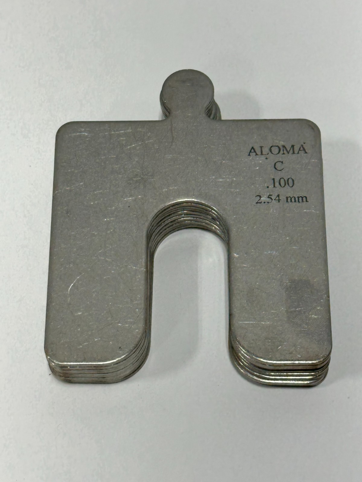 Aloma Quality Shims Size C .100 2.54 mm industrial 4″ x 4″ lot of 10
