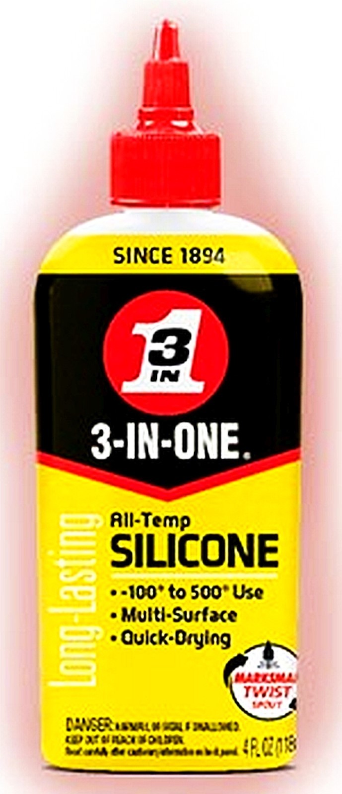 3-IN-ONE All Temp SILICONE Liquid LUBRICANT High & Low Temperature Three 1 12000