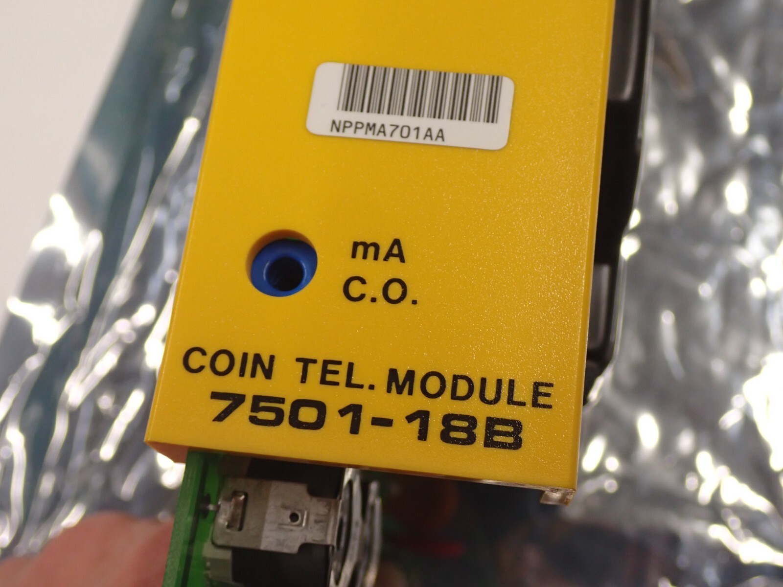 Positron Coin Telephone Module Card 7501-18B
