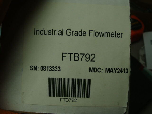 OMEGA FTB792 CALIBRATE DISPLAY, G2S10N09GMA 1″ INDUSTRIAL TURBINE FLOW METER