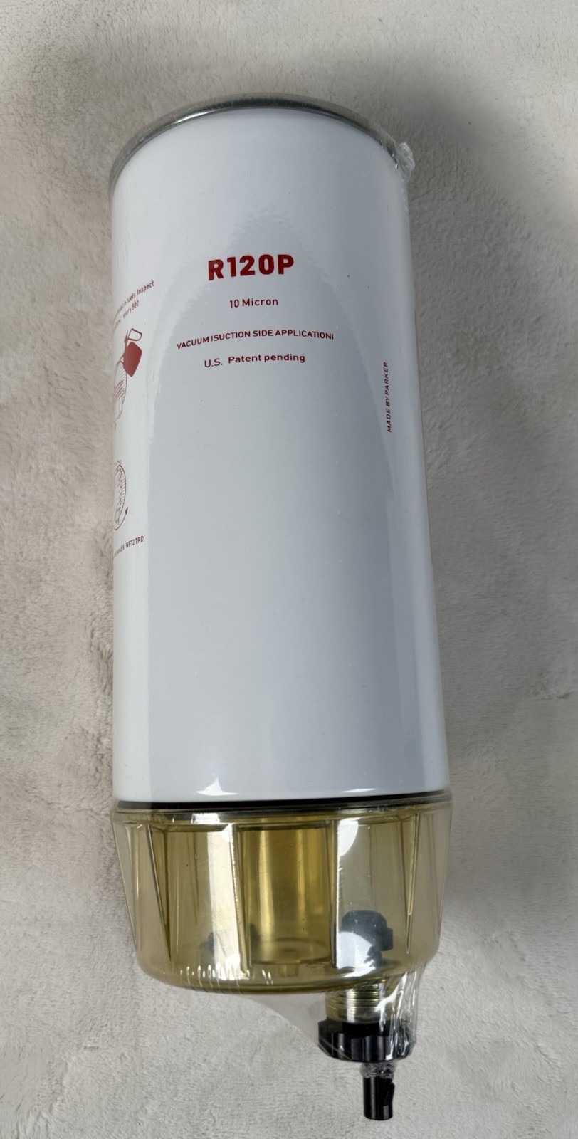 Parker Racor R120P Fuel Filter / Water Separator | 10 Micron