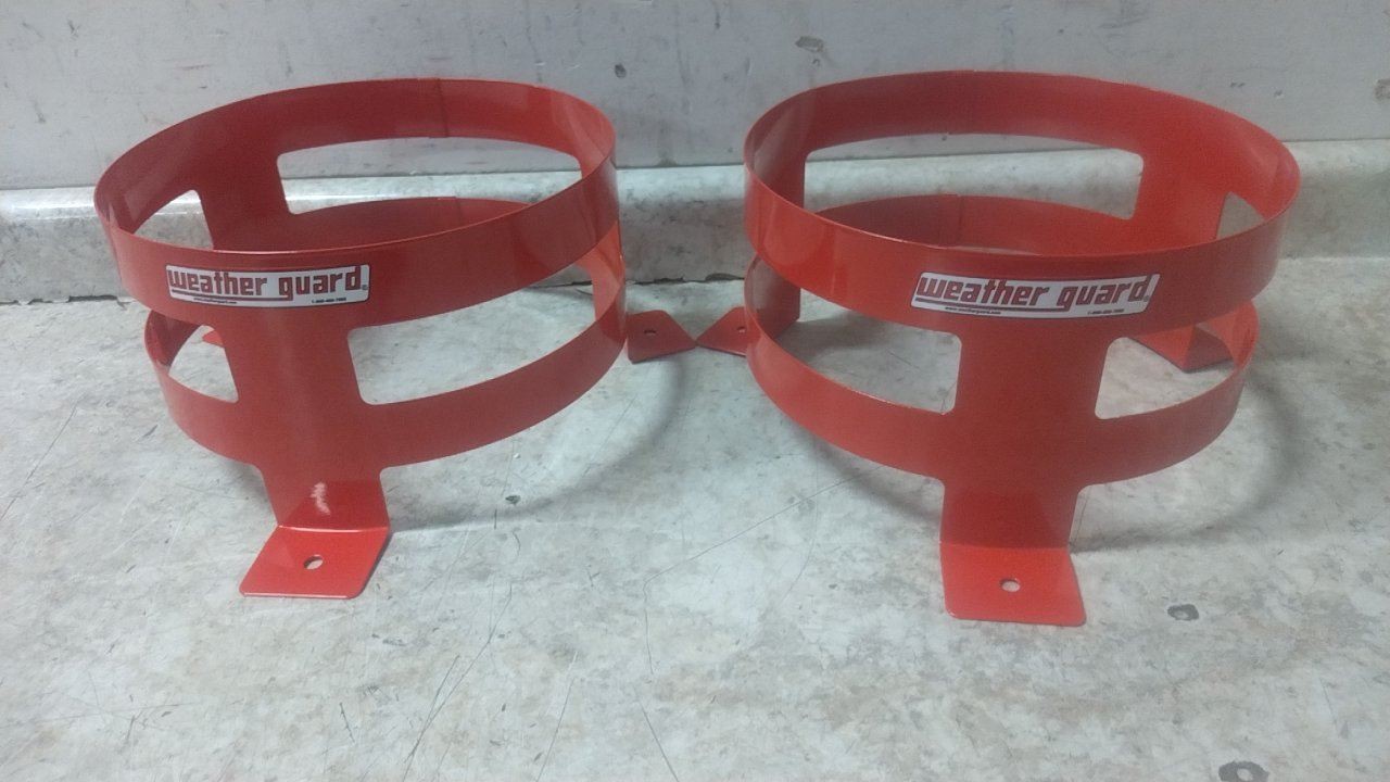 Weather Guard 9885-7-01 2 Pk 16 In Overall Width Steel Bucket Holder