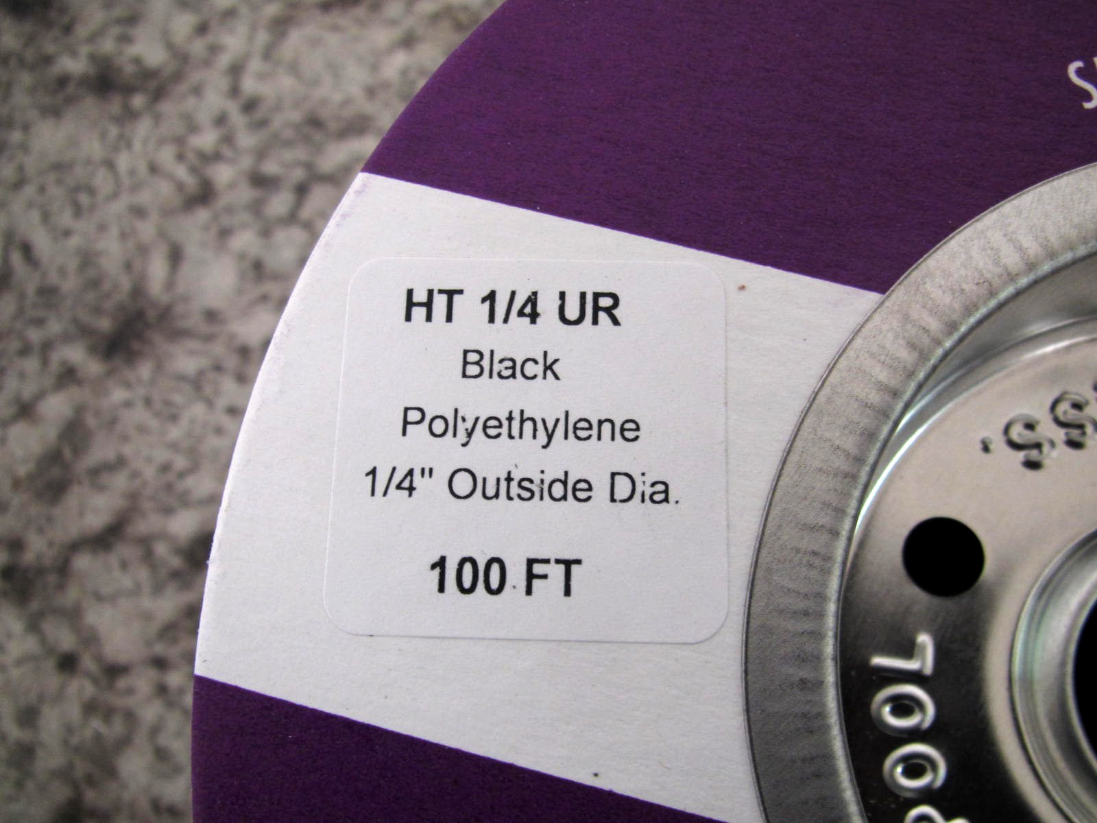 New 100′ Heli-Tube HT 1/4 UR Black Polyethylene Spirally-Cut / Spiral Cable Wrap