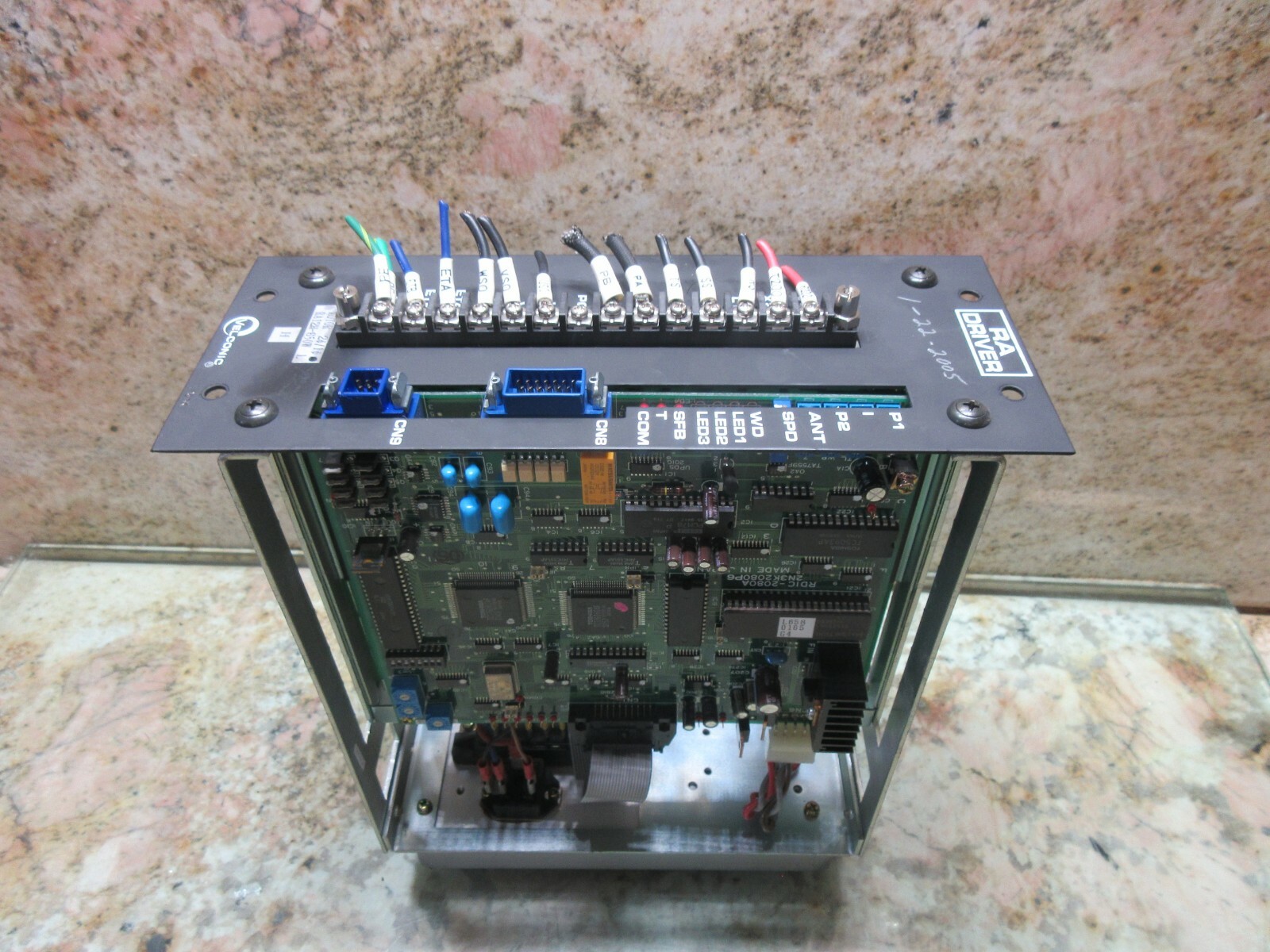 VELCONIC RA SERVO DRIVER MOTOR RA12H-650W L M2617200155 RDIC-2080A 2N3K2080P6