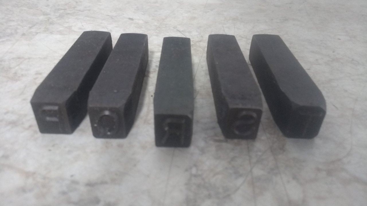 Young Bros. Stamp Works 09363 3-3/4 In Shank Length Heavy Duty Letter/Number Set