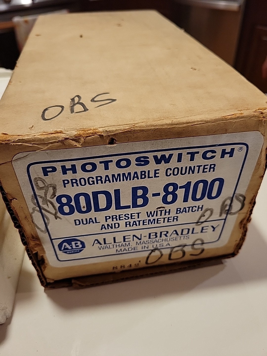 Allen Bradley 80DLB-8100 Photoswitch Programmable Counter 80DLB8100