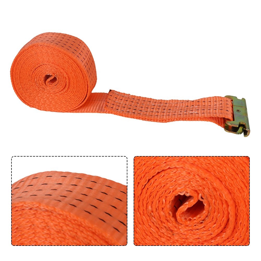 4-Pack 15′ E-Track Ratchet Tie Down Strap Cargo Van Truck Enclosed Trailer