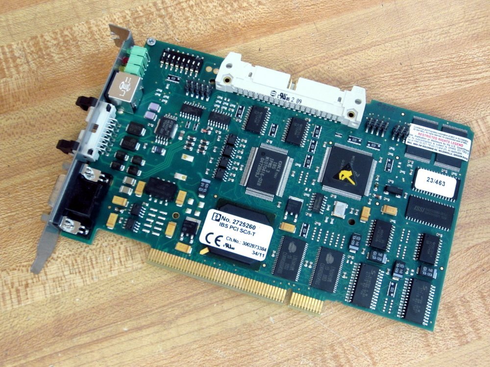 Phoenix Contact IBS PCI SC/I-T Board 2725260 W/Adapter Bar