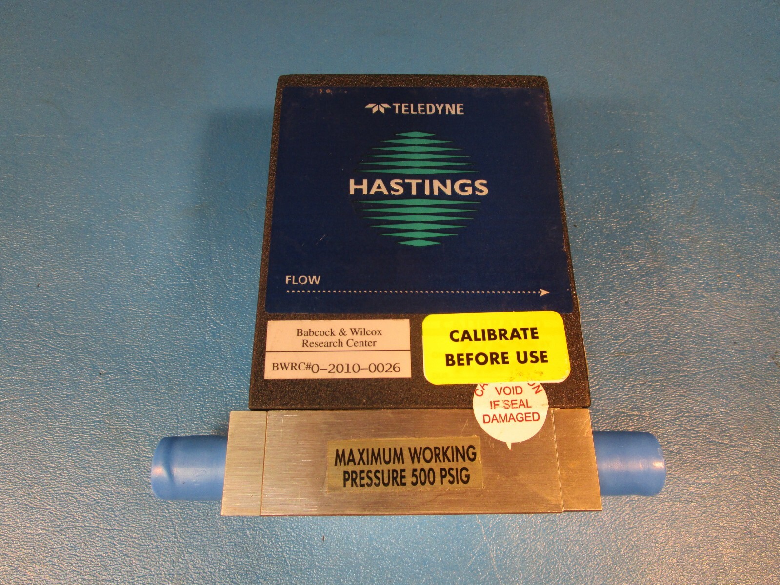Teledyne Hastings HFC-D-302 Flow Controller, Range: 15, Gas: SCCM/SO2, 20 PSIG