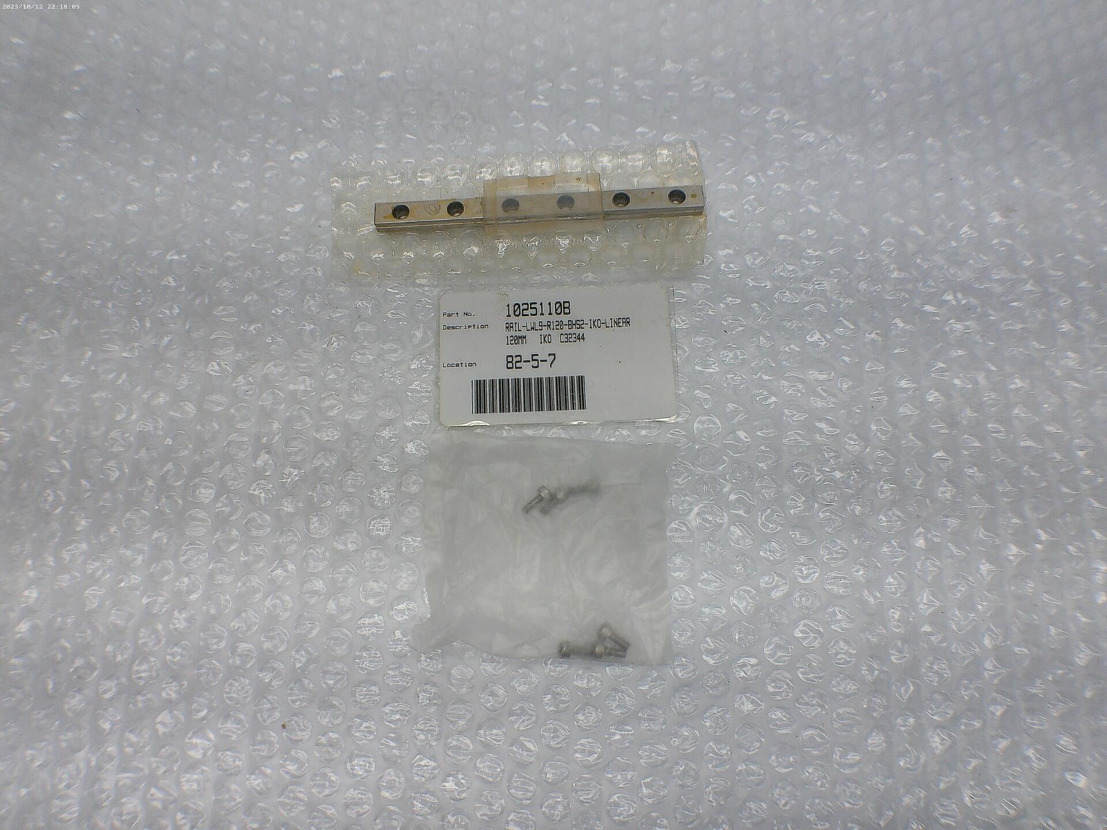 IKO LWL9-R120-BHS2 RAIL (AS PICTURED) NSNP