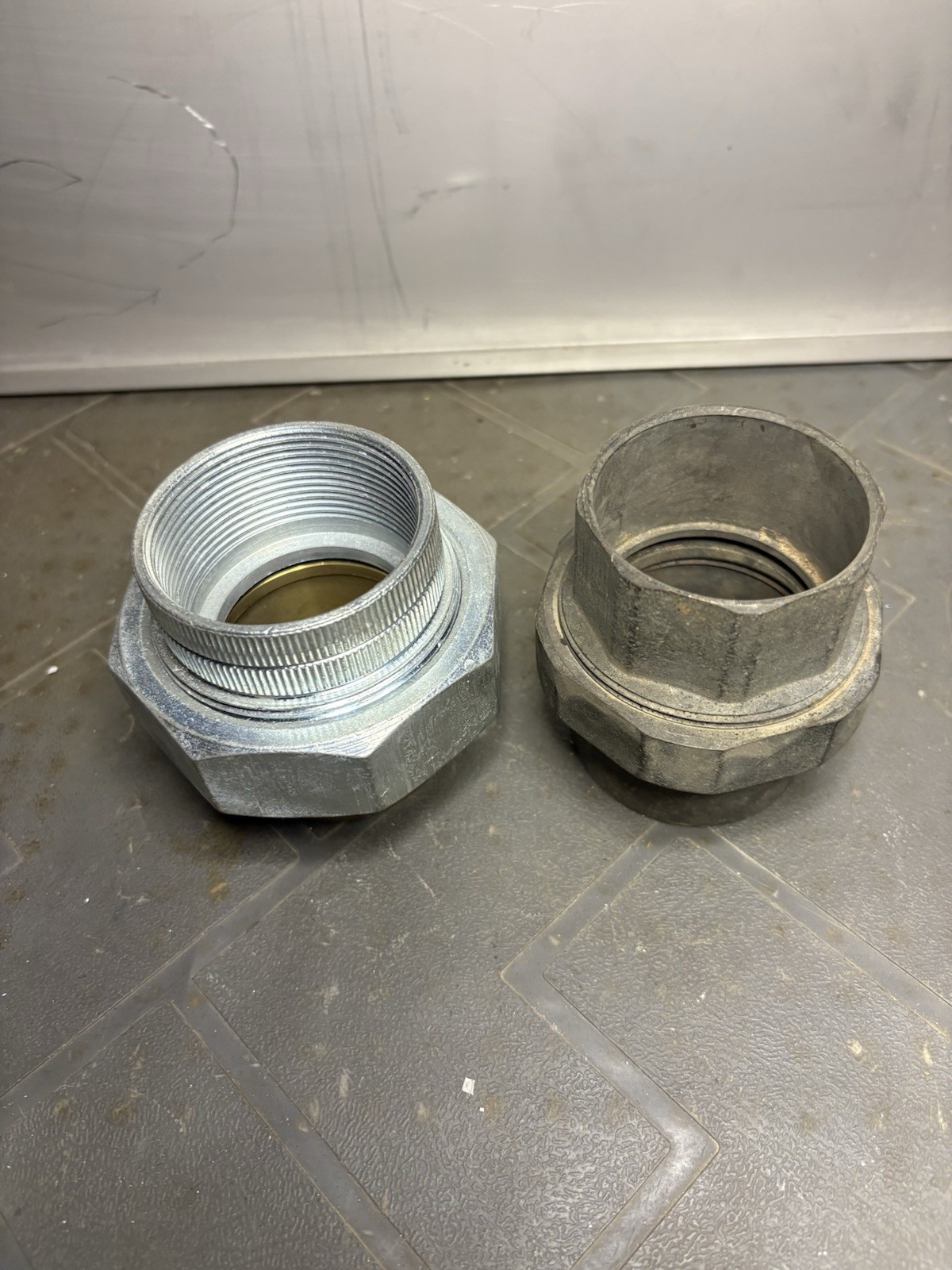 Qty OF 2 . – One COPPER SLIP, SWEAT PIPE UNION & One Dielectric Union . 2”