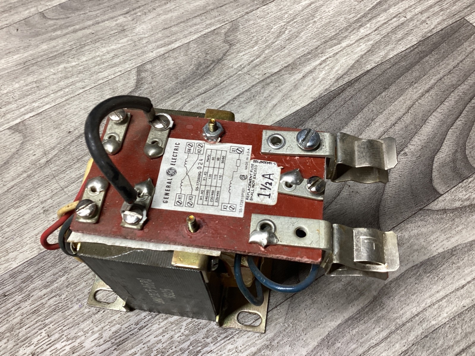 GENERAL ELECTRIC 55-172809G-024 CONTROL POWER TRANSFORMER 50/60HZ #125D132PR5*SI