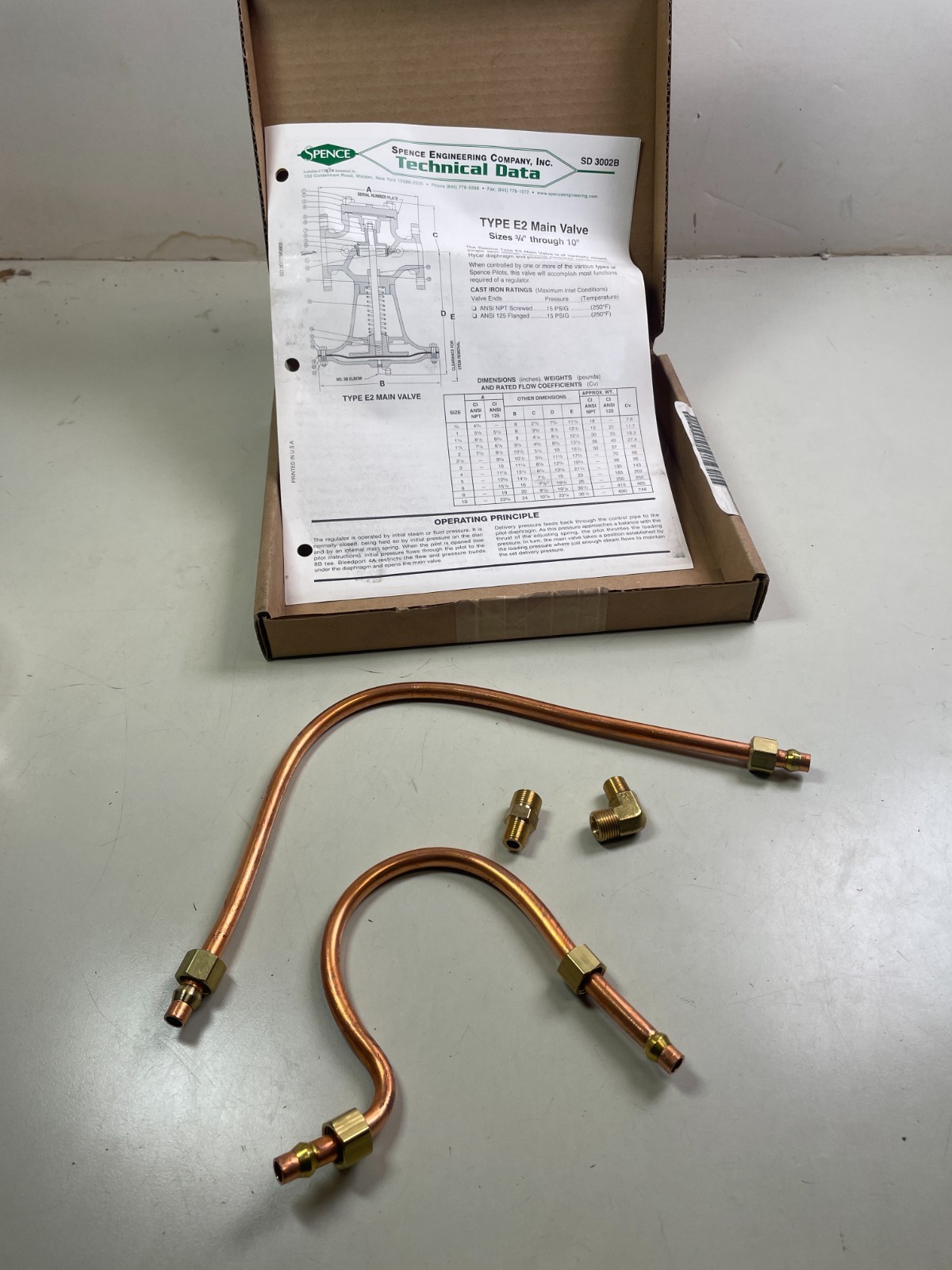 SPENCE FIT-E2-B2F1A1A Bends & Fittings FIT E2 1-1/4 CIB 1-PLT STM LP 07-13022-00