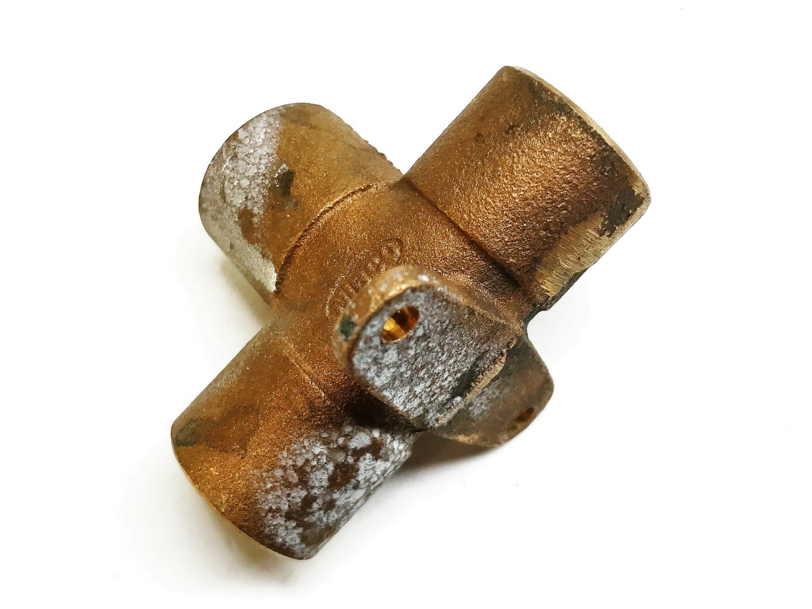 Nibco Bronze 3/4″ Sweat x 3/4″ Sweat x 3/4″ Sweat 90 Degree Drop Ear Tee NOS