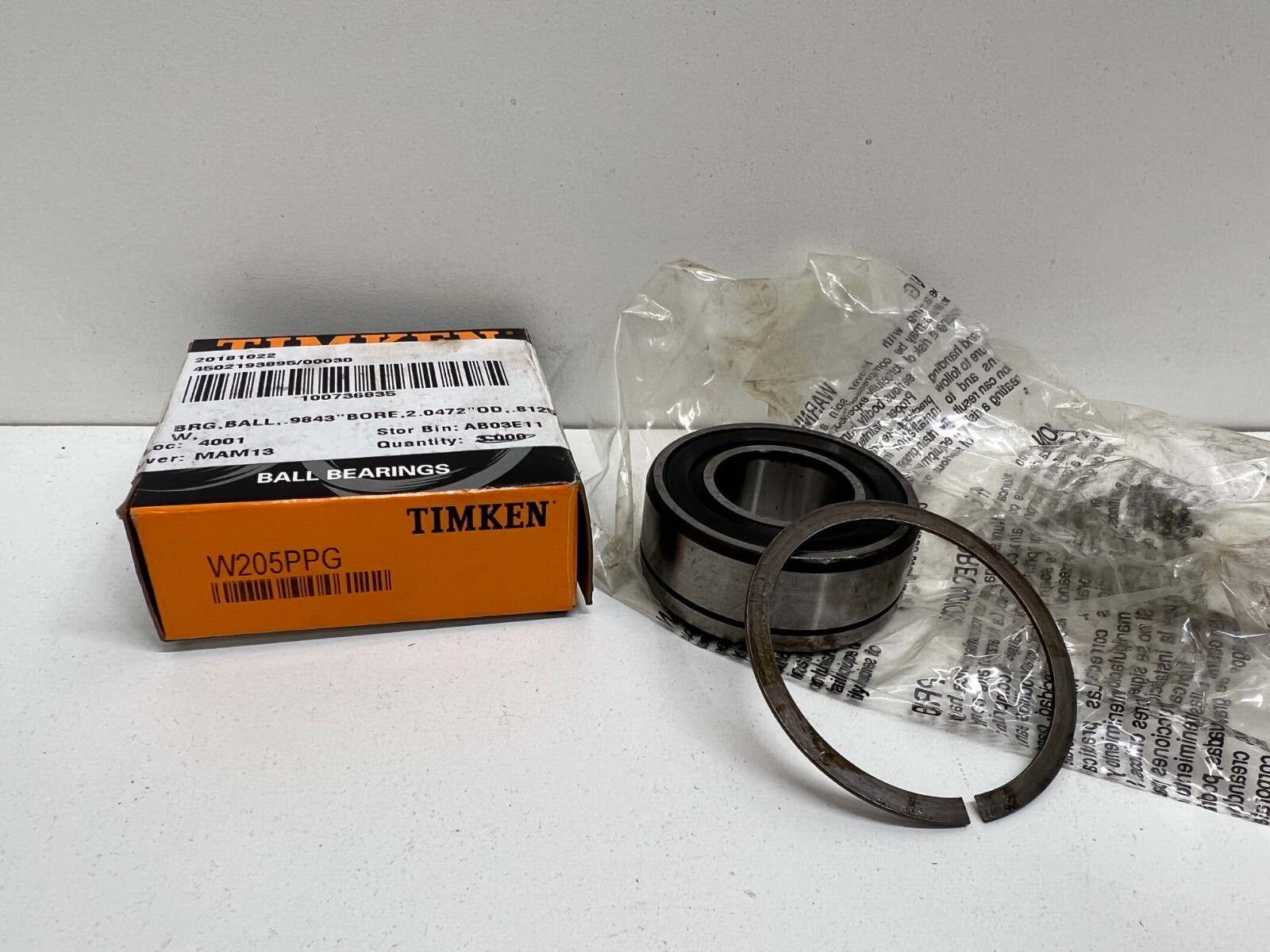 NEW IN BOX! TIMKEN INSERT BALL BEARING W205PPG