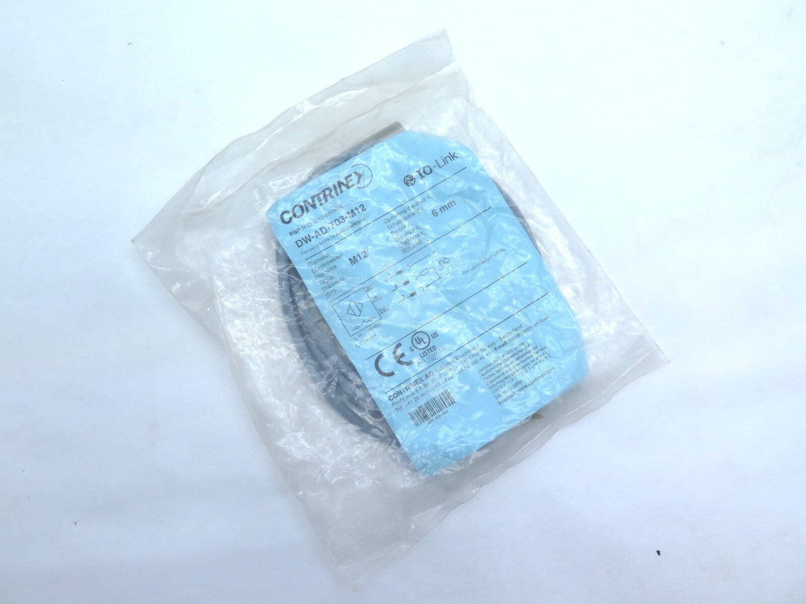 Contrinex DW-AD-703-M12 Stainless Steel Inductive Sensor