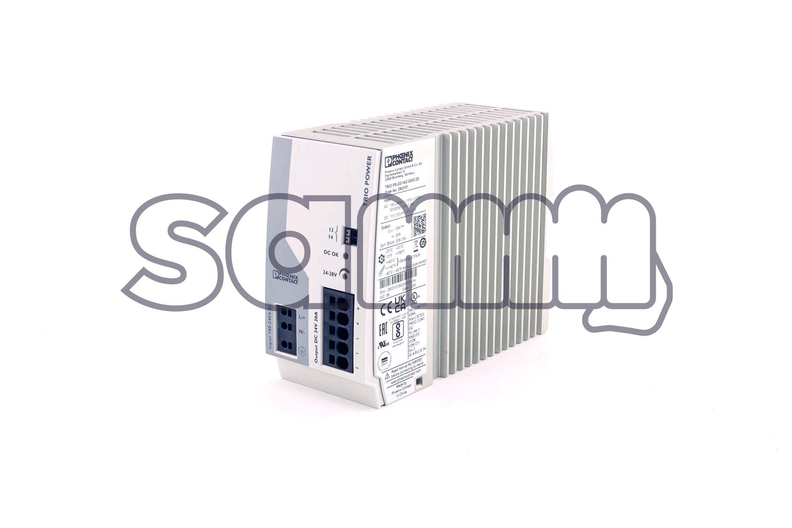 PHOENIX CONTACT 2903151 ; TRIO-PS-2G/1AC/24DC/20 POWER SUPPLY UNIT New
