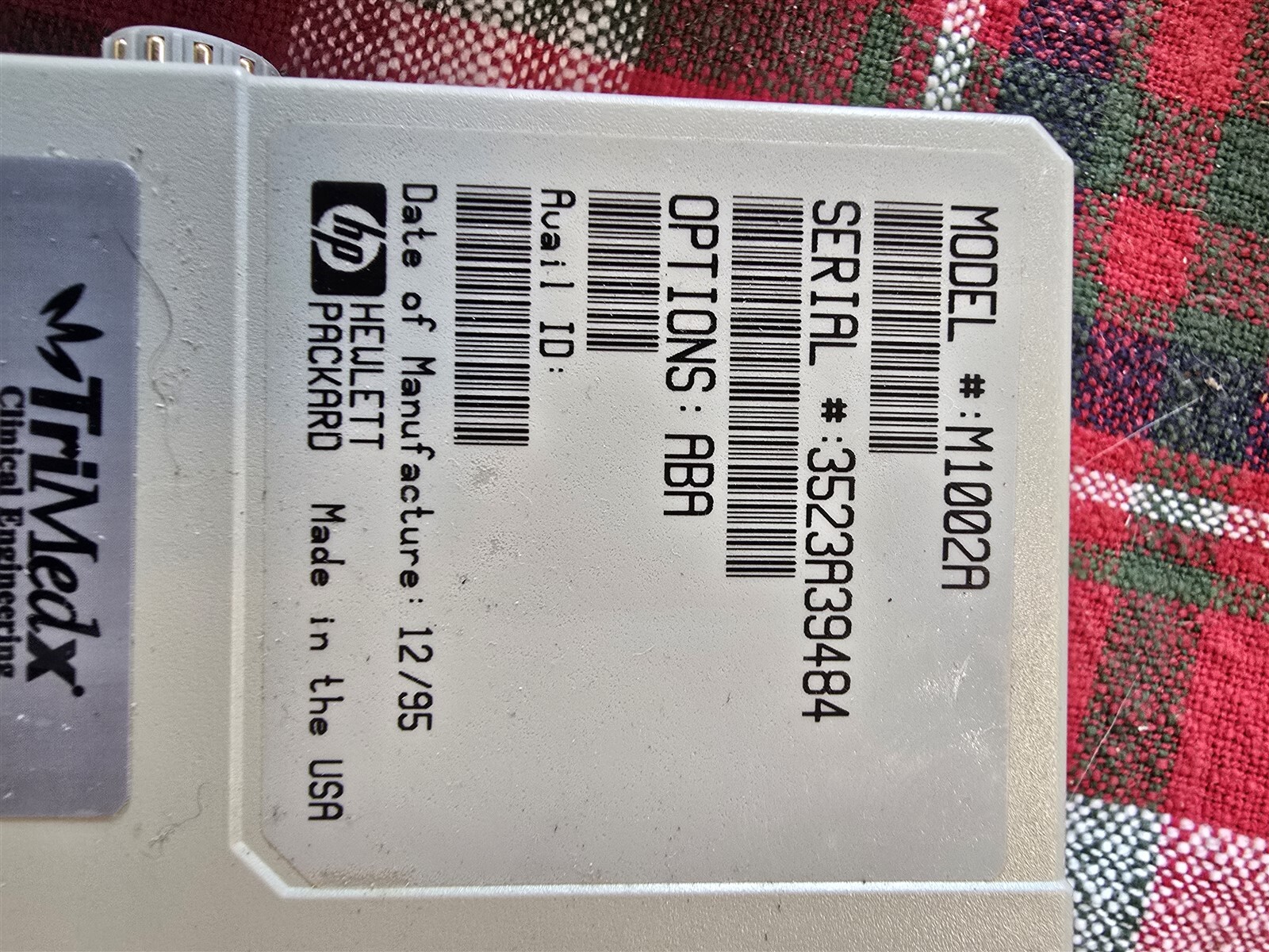 M1002A Hewlett Packard Monitoring Module *FREE SHIPPING*