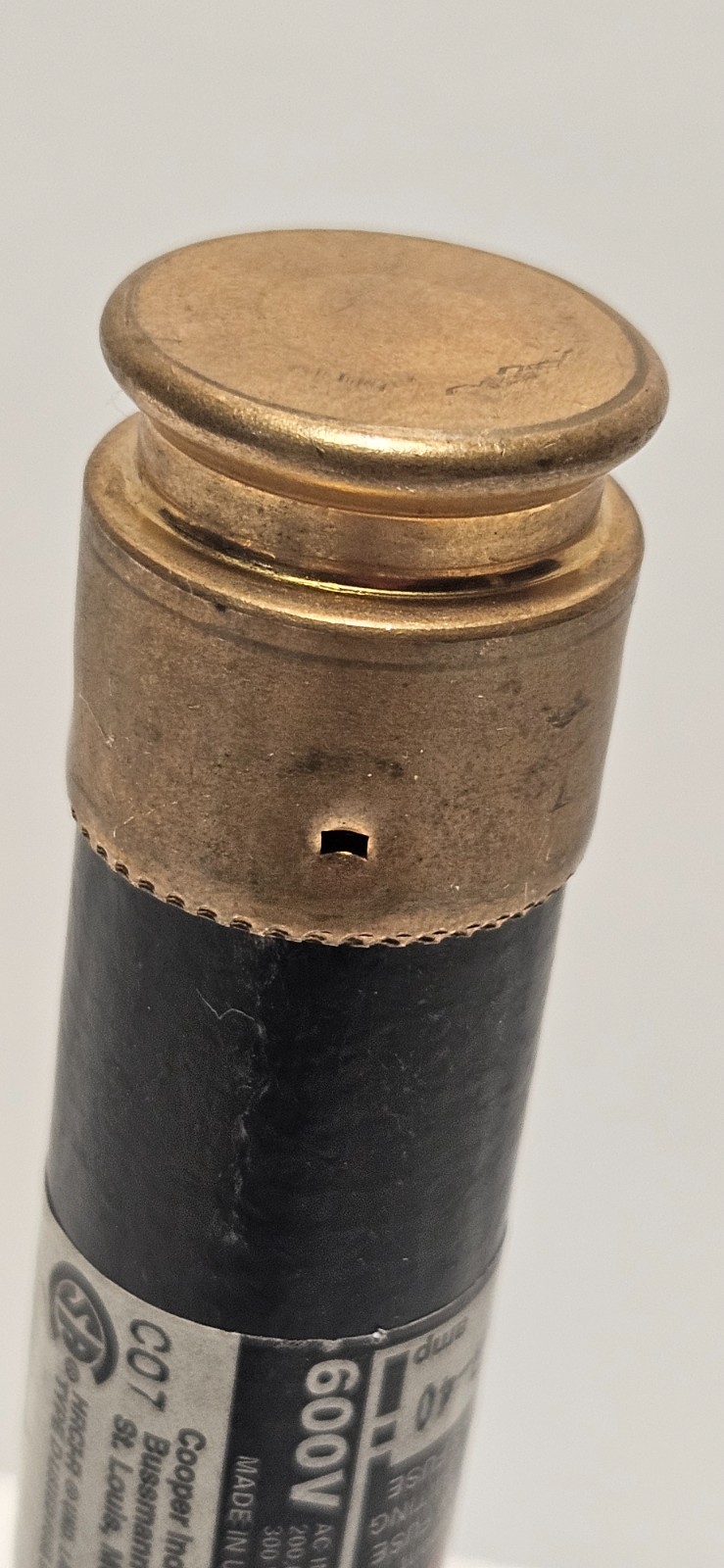 Bussmann FRS-R-40 Fusetron Fuse 40A 600V Class RK5 Dual Element Time Delay