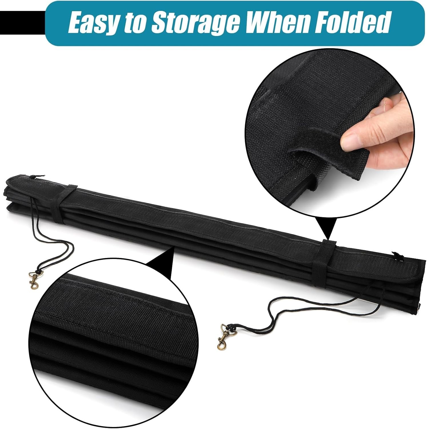 Large Bumper Guard for Cars, 37 x 25 in Car Rear Bumper Protector, Foldable U…