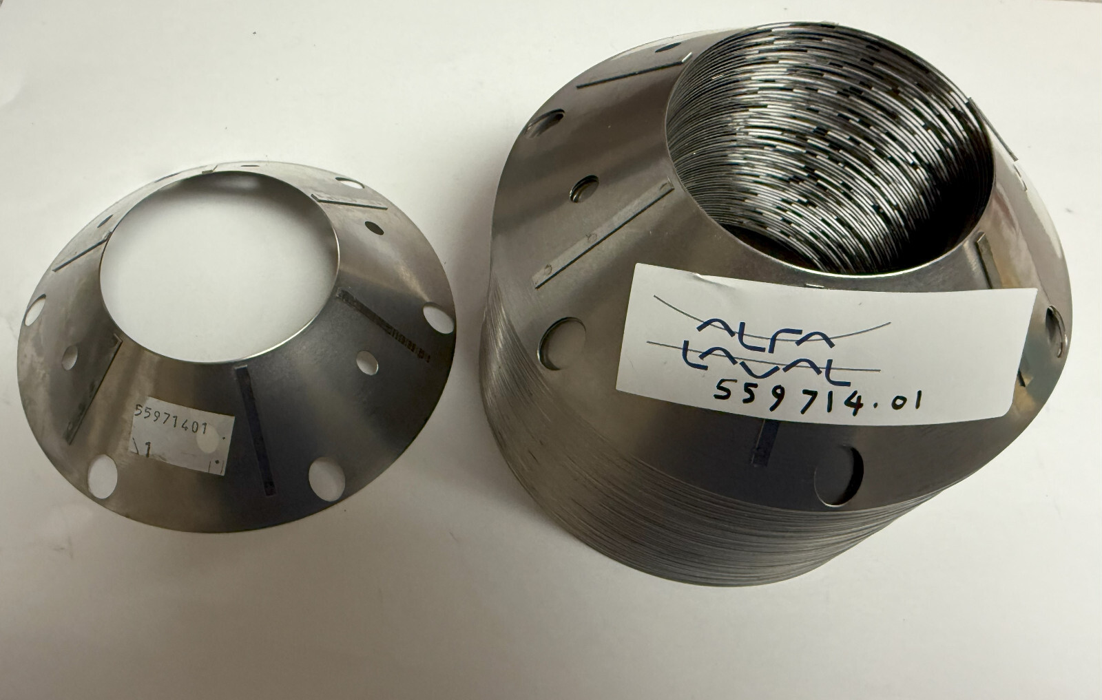 Alfa Laval WSPX 403 Bowl Discs 55971401 for Alfa Pure AP 2000 coolant centrifuge