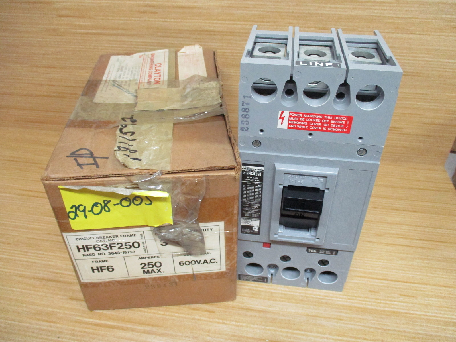 Gould HF63F250 ITE Circuit Breaker 250 AMP