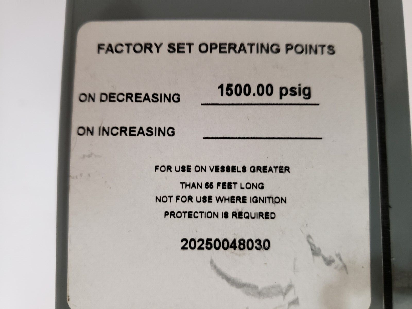 TELEMECANIQUE 9012 GCW-2 PRESSURE SWITCH SPDT SERIES C NNB